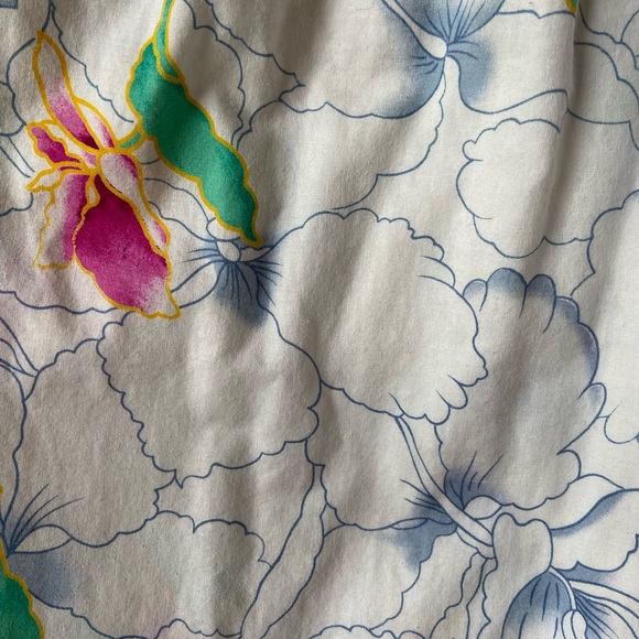 Vintage Mumu Hawaiian Floral Print Sundress - Picture 4 of 6